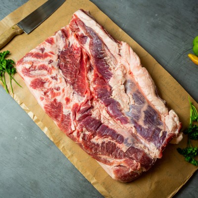 Свинина ребрышки мясные 900 г - купить в Бурул